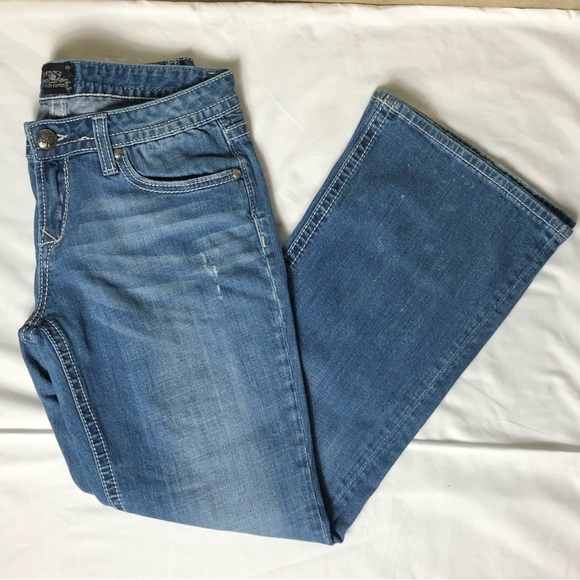 Express Rerock Bootcut Jeans - Picture 1 of 9